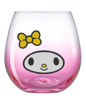 Hello Kitty and Friends Hello Sippy Stemless Drinking Glasses, Set of 4