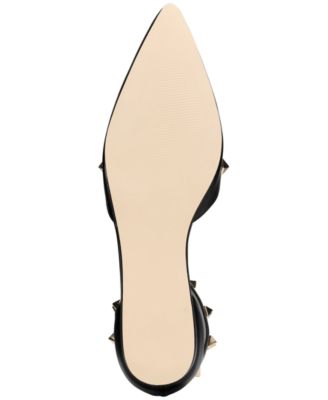 Women's Lennox Studded Ankle-Strap Flats 