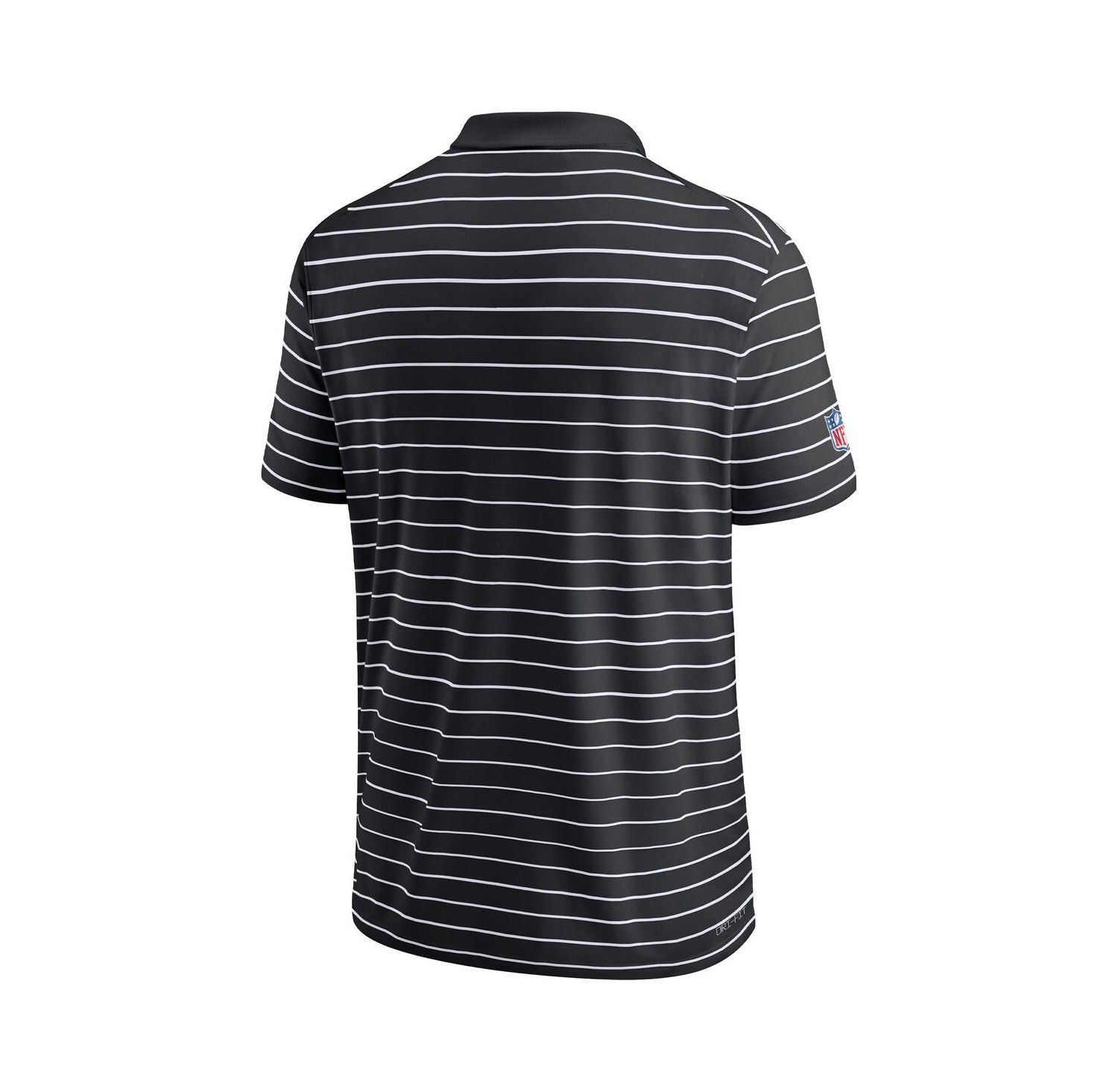 Men's Black New Orleans Saints Sideline Lock Up Victory Performance Polo