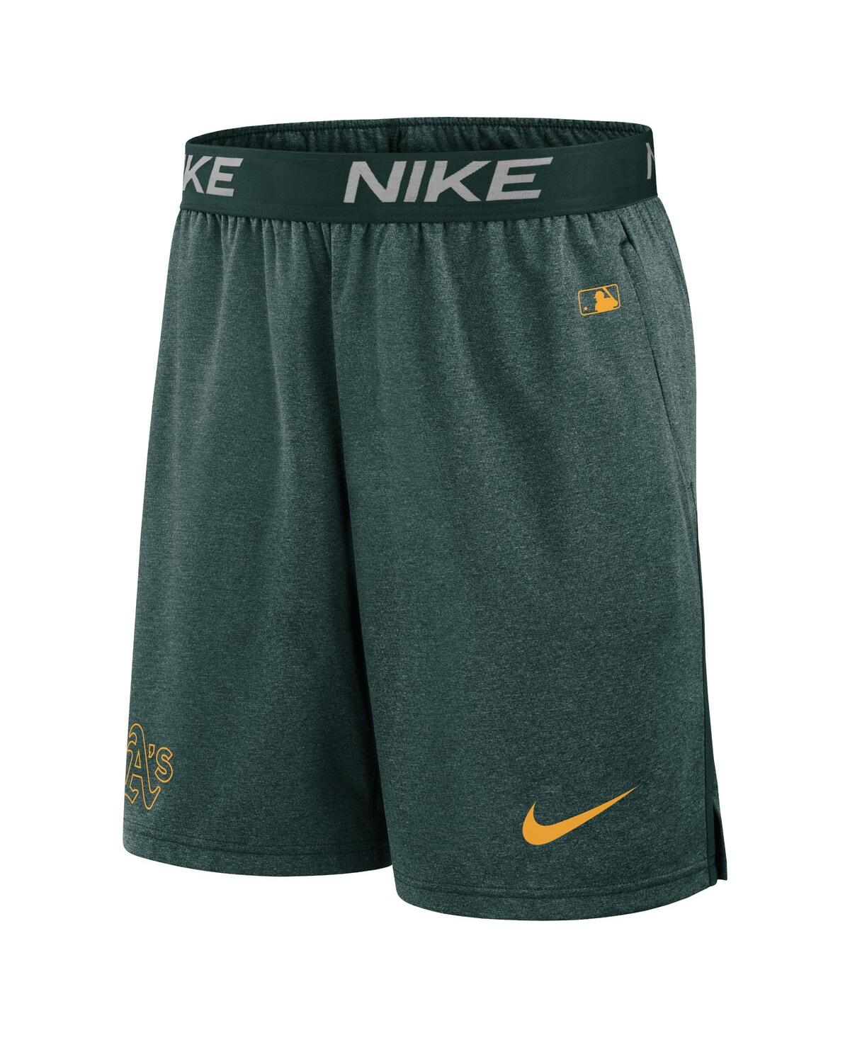 Nike Men'sOakland Athletics Authentic Collection Practice Performance Shorts - Green