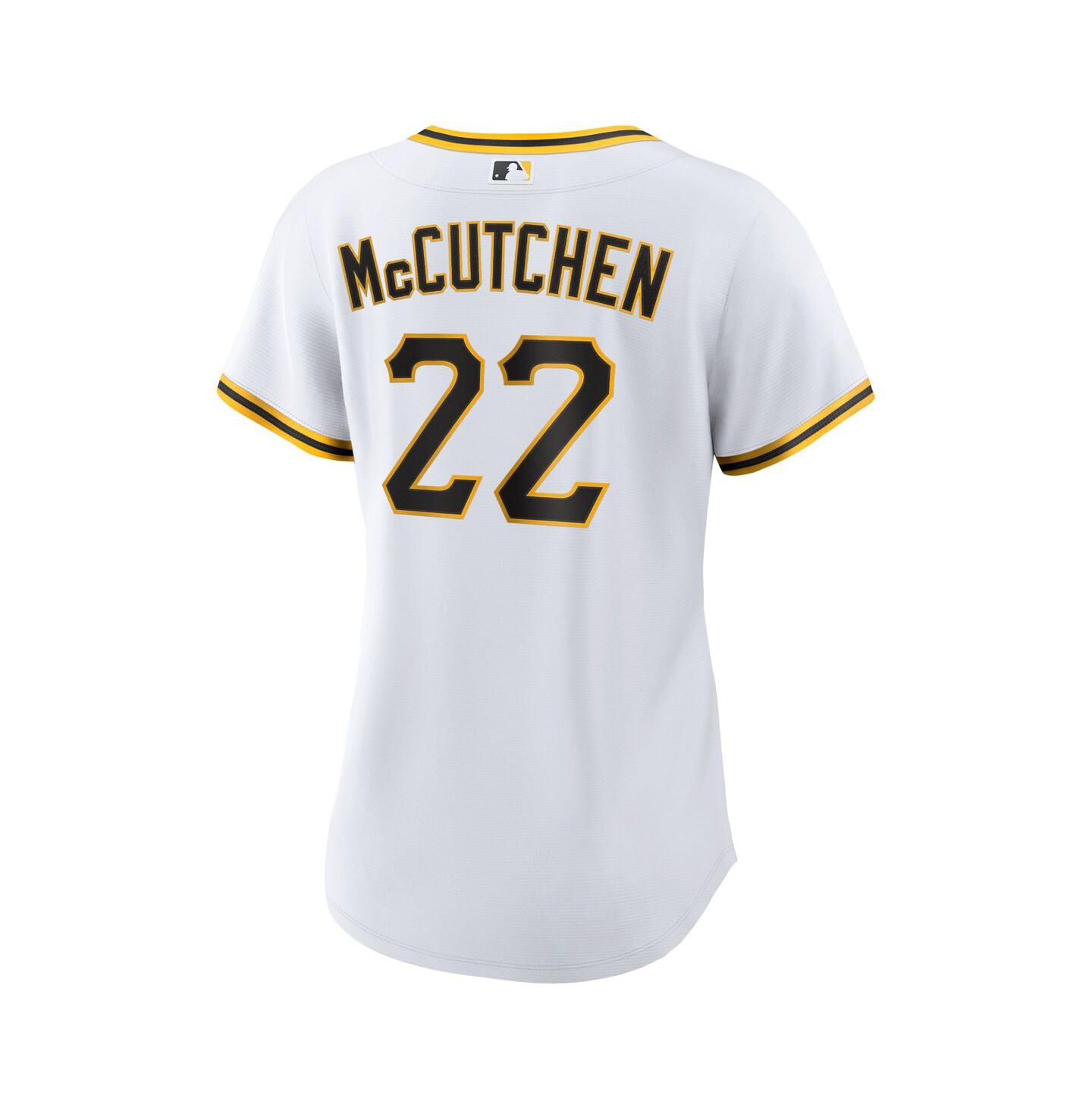 Женский топ Nike Andrew McCutchen White Pittsburgh Pirates Home Replica Player Jersey — фото 2