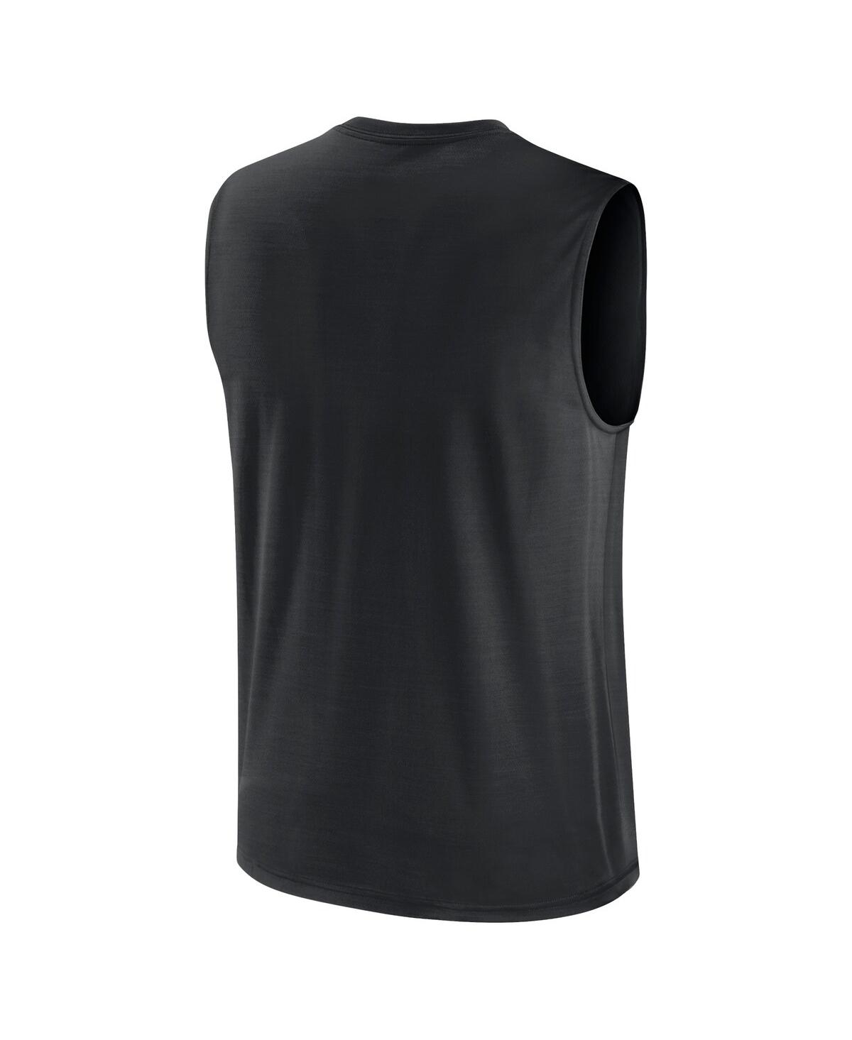 Nike Men's Black New Orleans Saints Blitz Legend Muscle Perform Tank Top In Black