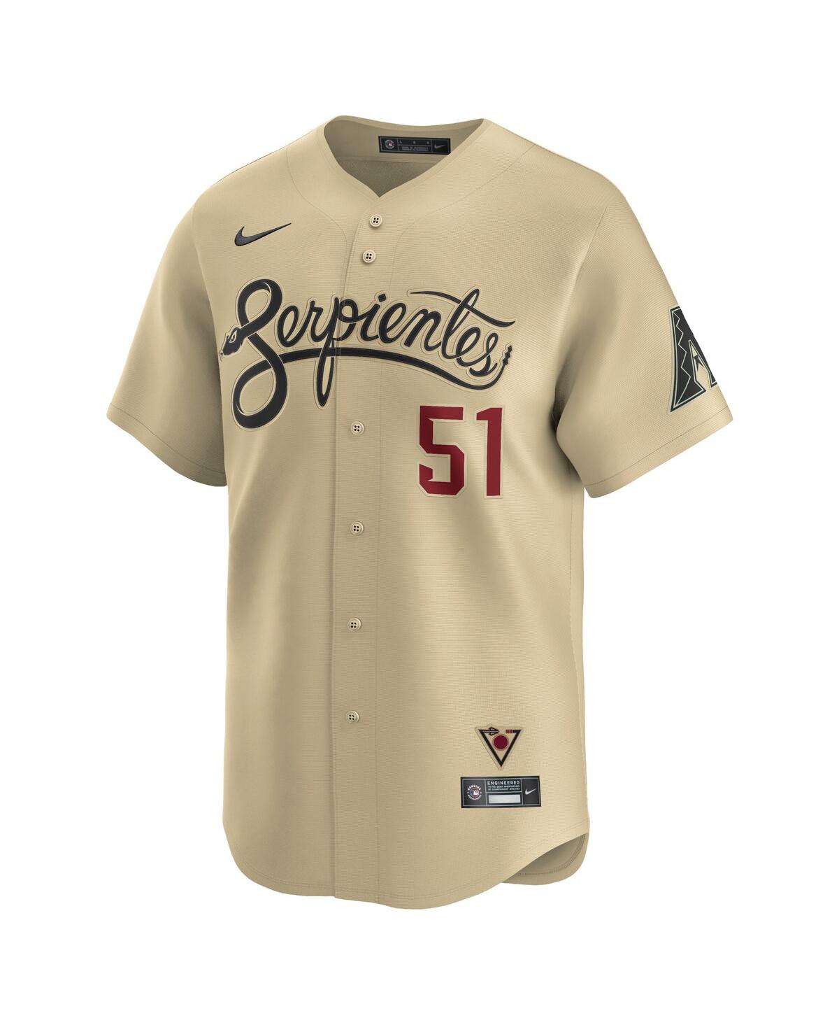 Nike Men's Randy Johnson Sand Arizona Diamondbacks City Connect Retired Player Jersey