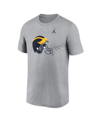 Men's Heather Gray Michigan Wolverines Primetime Legend Alternate Logo T-Shirt