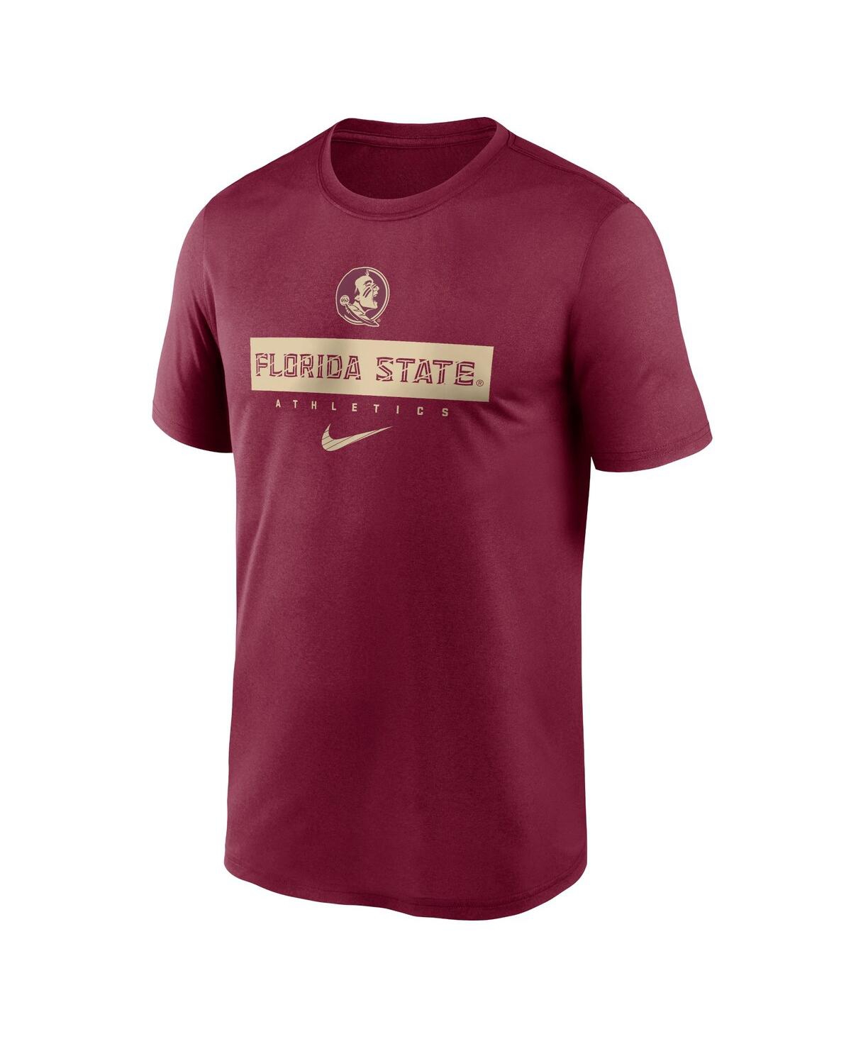 Nike Men'sFlorida State Seminoles 2024 Sideline Legend Performance T-Shirt - Garnet