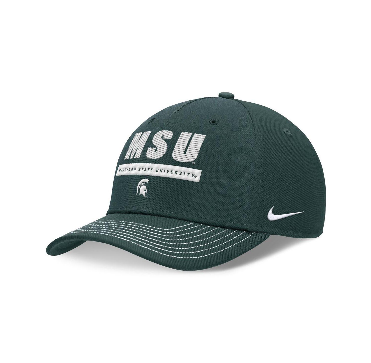 Men's and Women's Green Michigan State Spartans 2024 Sideline Adjustable Hat