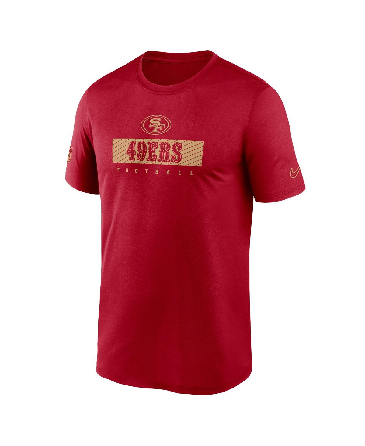 Nike Men'sSan Francisco 49ers Sideline Legend Performance T-Shirt - Scarlet