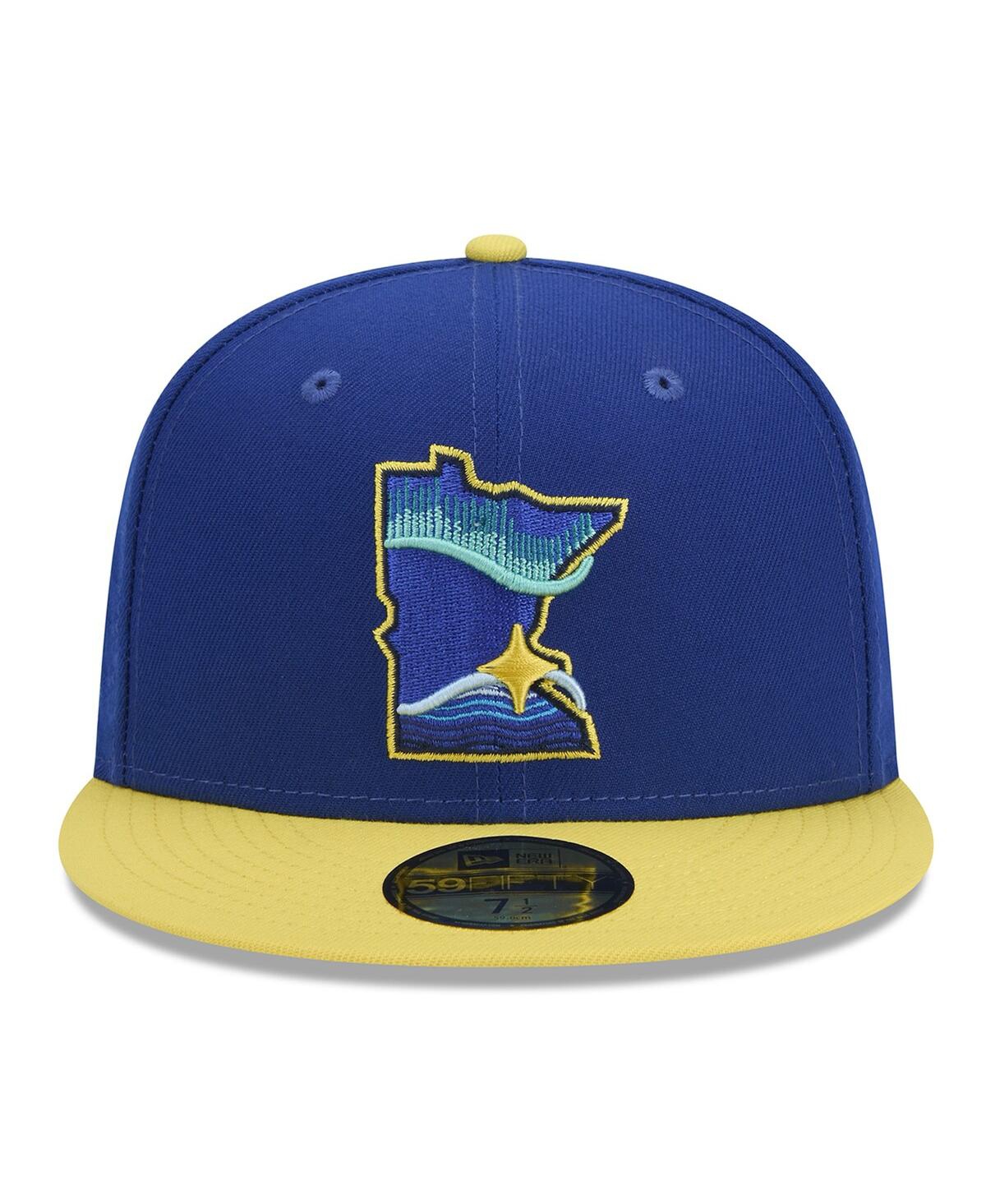 New Era Men's Royal Minnesota Twins 2024 City Connect 59fifty Fitted Hat In Royal