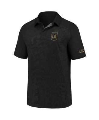 Men's Black LAFC Iconic Defender Polo Shirt
