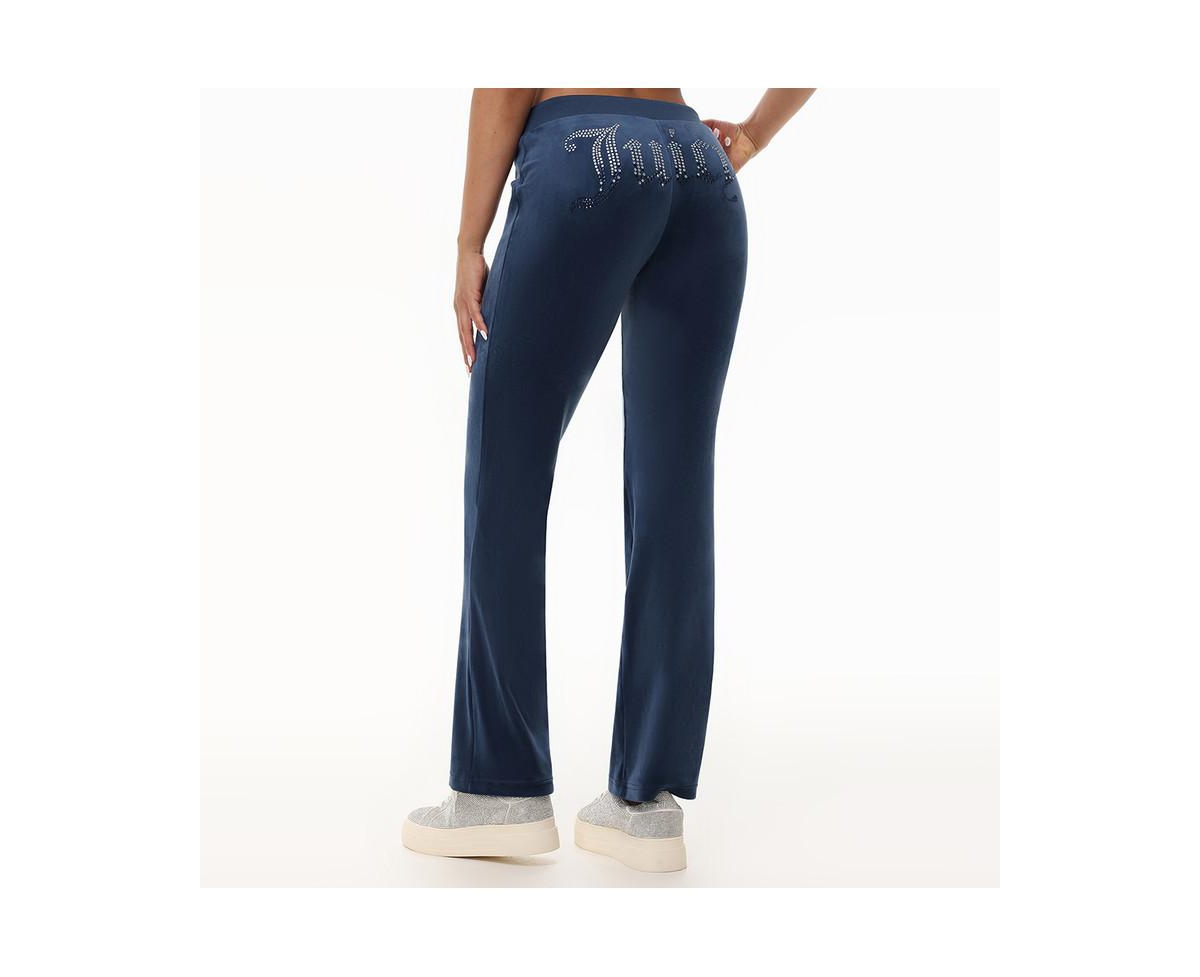 Juicy Couture Women's Ombre Big Bling Velour Track Pants