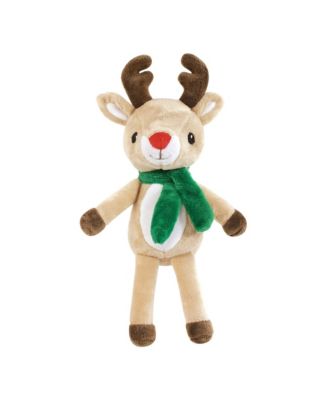 Unisex Baby Plush Blanket with Toy, Rudolph And