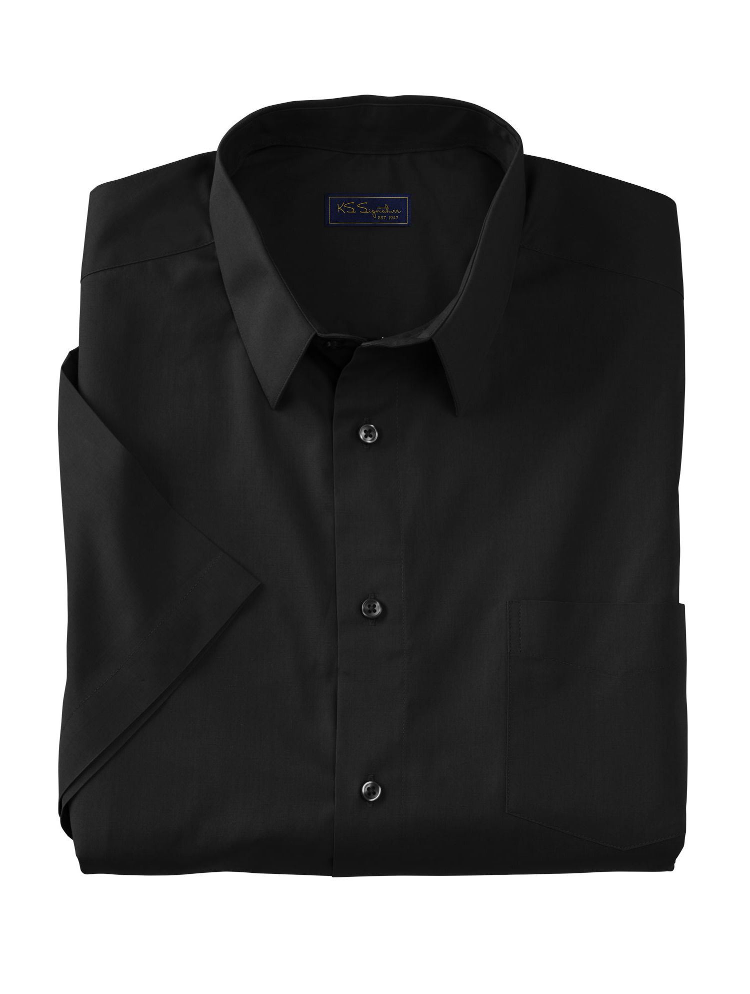 Men's Wrinkle-Free Short-Sleeve Dress Shirt