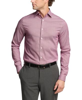 Michael Kors Men s Regular Fit Comfort Stretch Ultra Wrinkle Resistant Solid Dress Shirt Macy s