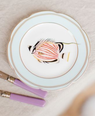 Fishy Tea Plates, Set of 4