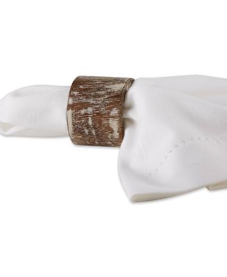 Wood Band Napkin Ring Set of 6