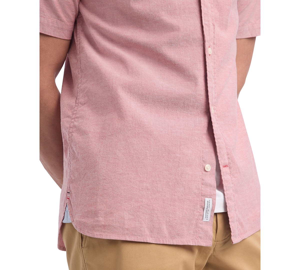 Tommy Hilfiger Men's 1985 Regular-Fit Th Flex Stretch Button-Down Oxford Shirt