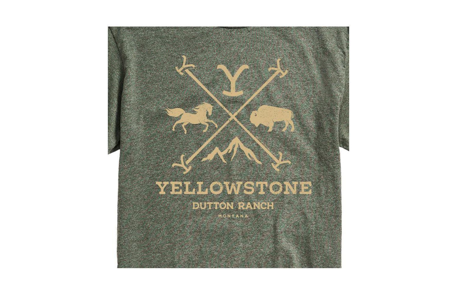 Hybrid Apparel Yellowstone Mens Short Sleeve Tee