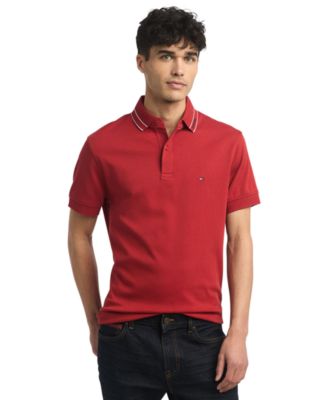 Tommy Hilfiger - Men's Monotype Interlock Cotton Short Sleeve Polo Shirt