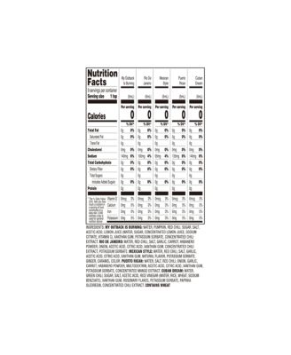 Gourmet, Hot Sauces To Go: Global Edition Gift Set, Set of 4