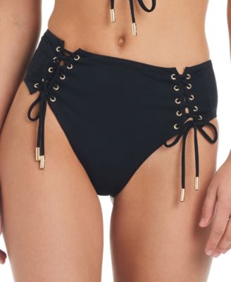 Red Carter - Women's High-Waisted Lace-Up Bottoms