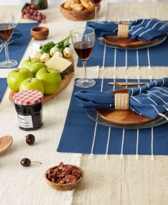 Stripe Tassel Placemat Set of 4
