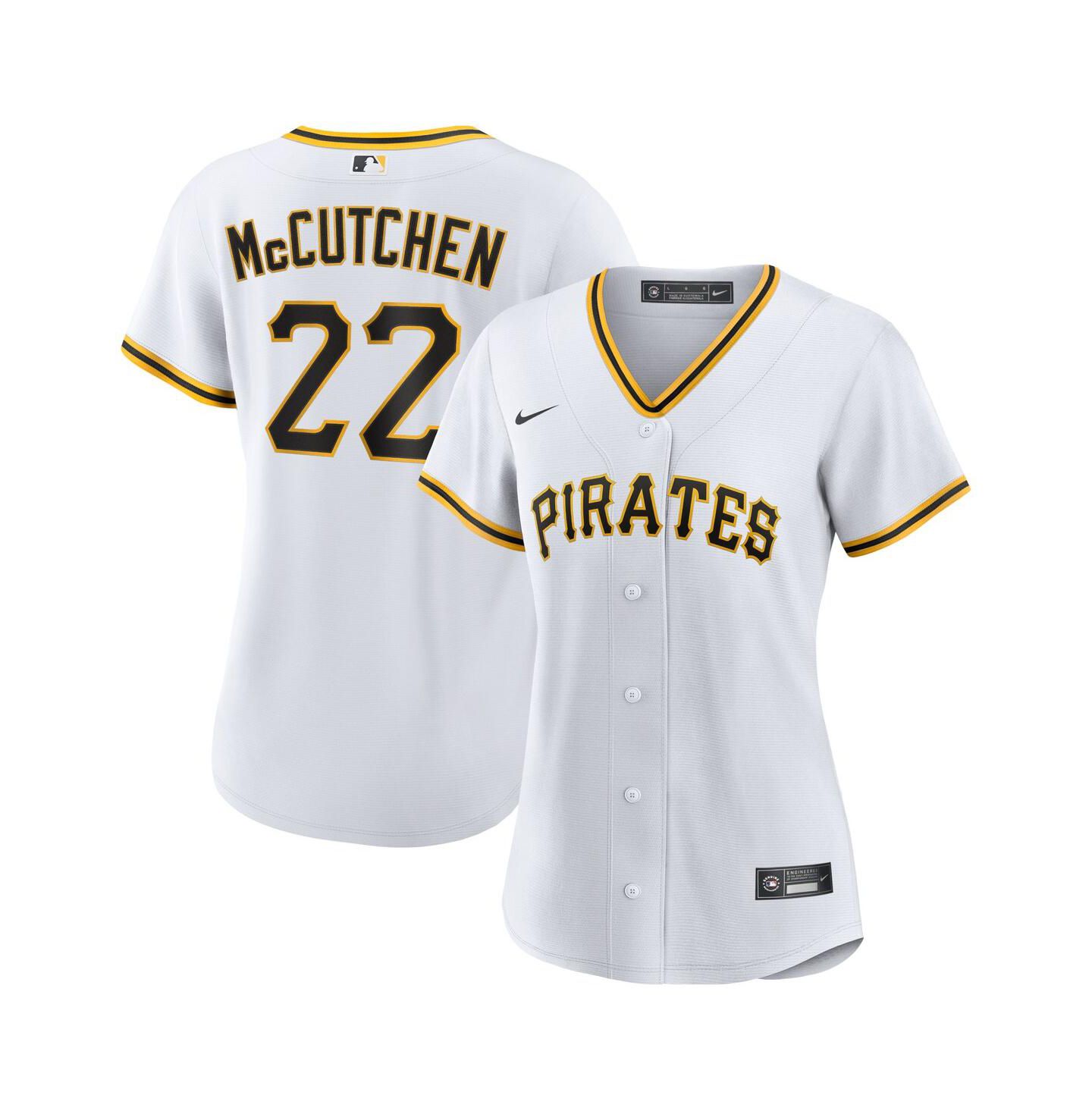 Женский топ Nike Andrew McCutchen White Pittsburgh Pirates Home Replica Player Jersey — фото 1