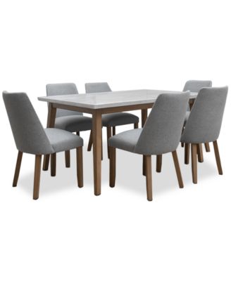 Mabell 7-Pc. Set (Table & 6 Side Chairs), Created for Macy's