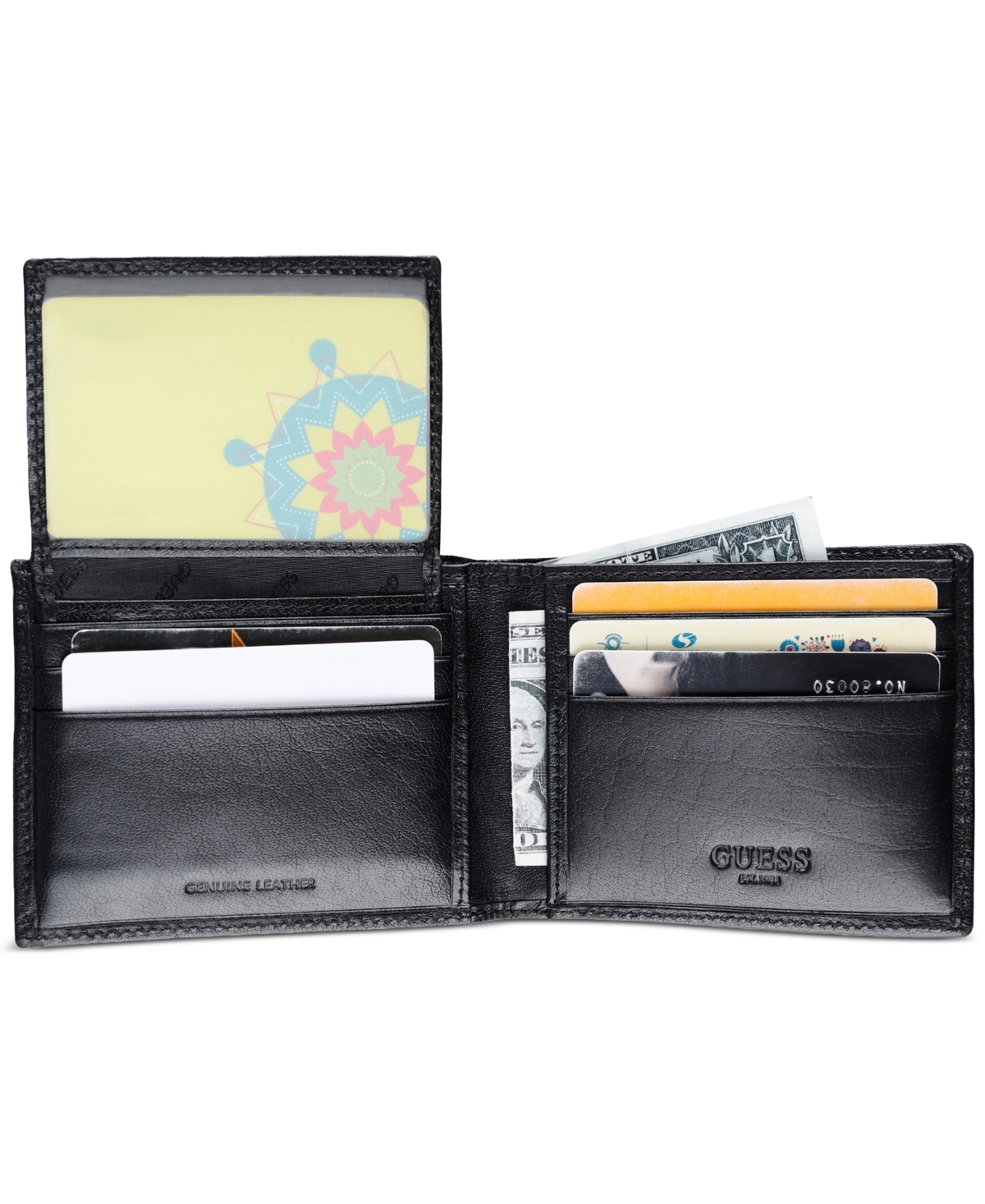 Guess Men's Chavez Pocketmate Logo Wallet In Black
