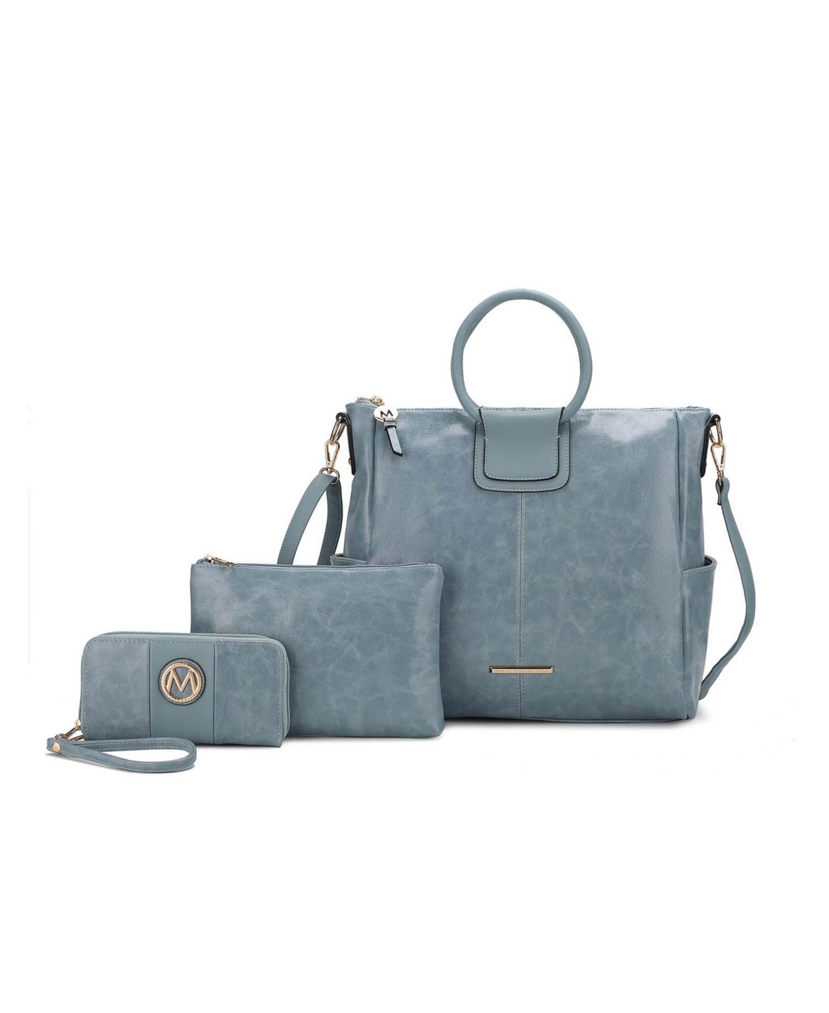 Mkf Collection Zuri Tote Bag with Pouch and Wallet by Mia K