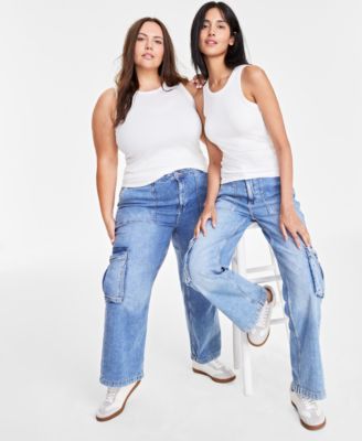 Women's Ribbed High-Neck Tank Top, Created for Macy's