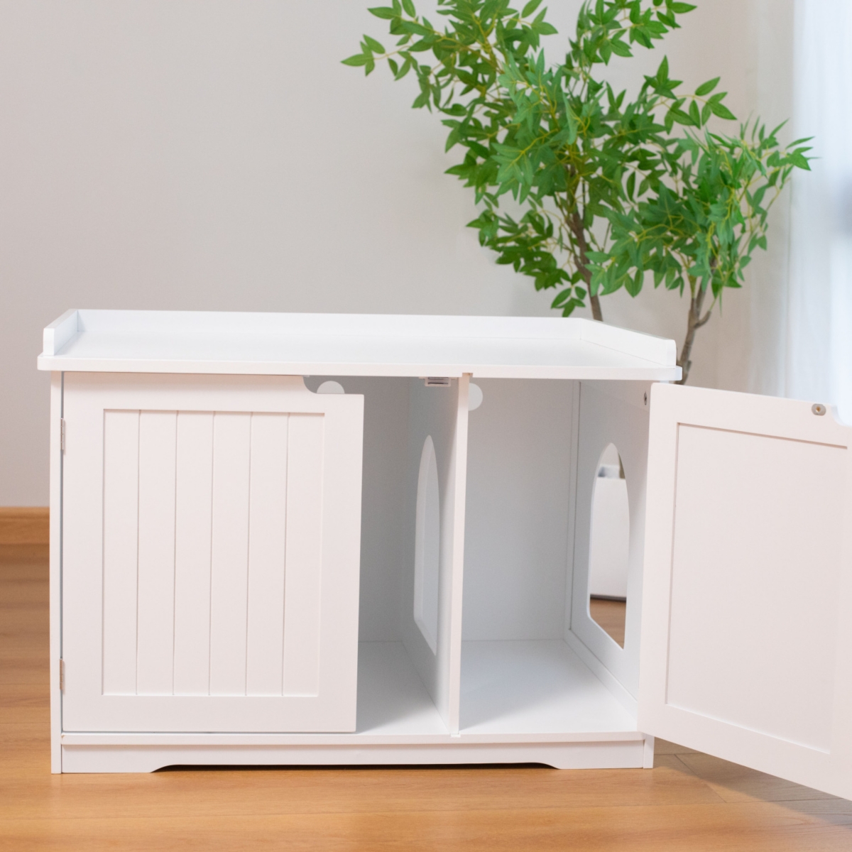 Streamdale Furniture Multi-functional pet furniture: litter box, pet cabinet, indoor kennel
