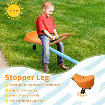 Streamdale Kids Outdoor Spinning Seesaw and Swivel Teeter Totter