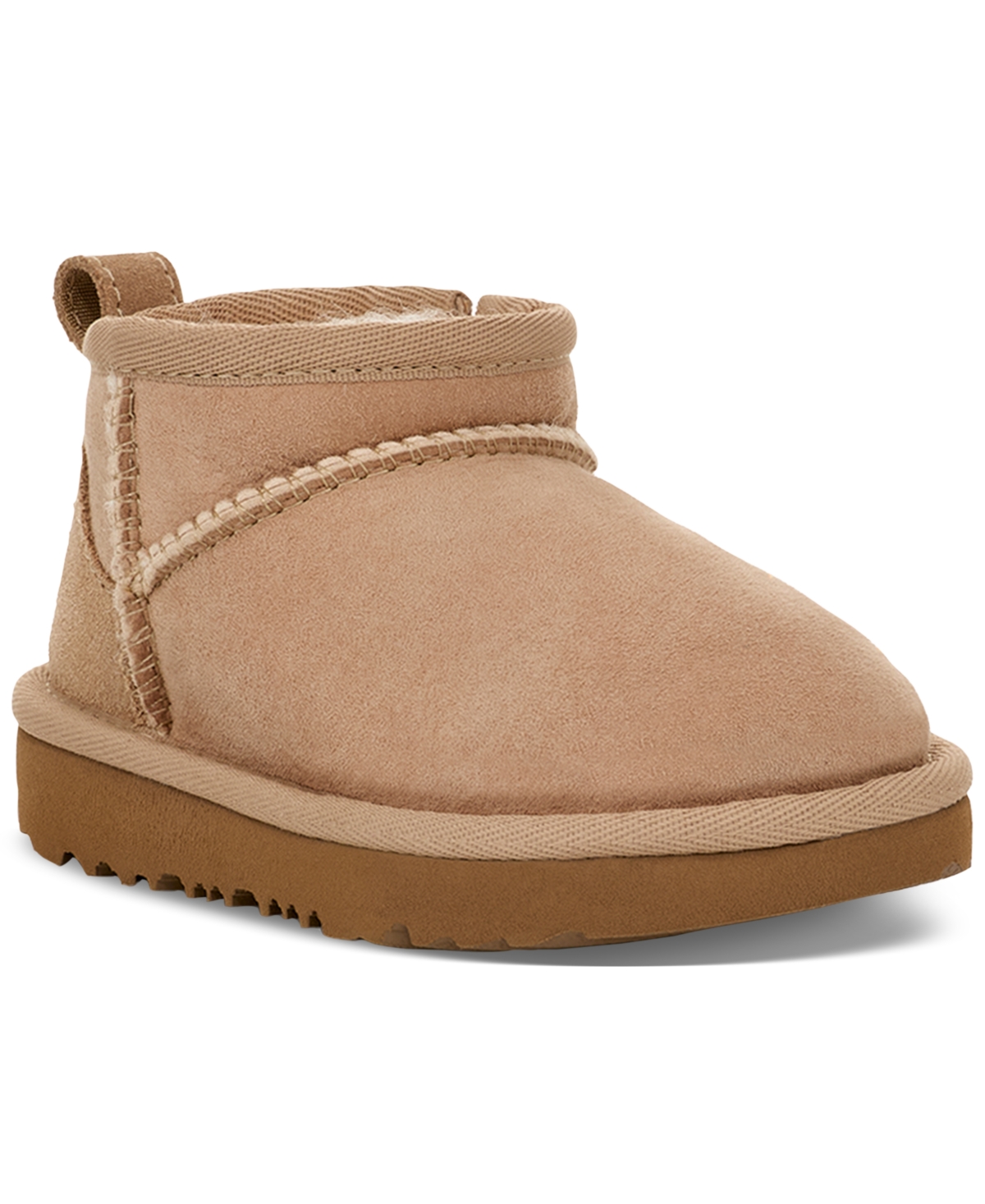 Ugg Toddler Classic Ultra Mini Booties In Sand