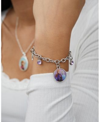 Frozen Charm Bracelet with Frozen Snowflake Charms