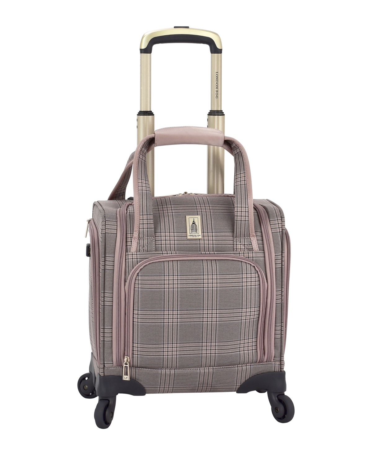Brentwood Iii 15" 4 Wheel Under The Seat Bag - Navy, Bronze