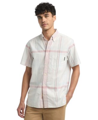 Tommy Hilfiger - Men's Printed Short Sleeve Button-Down Shirt