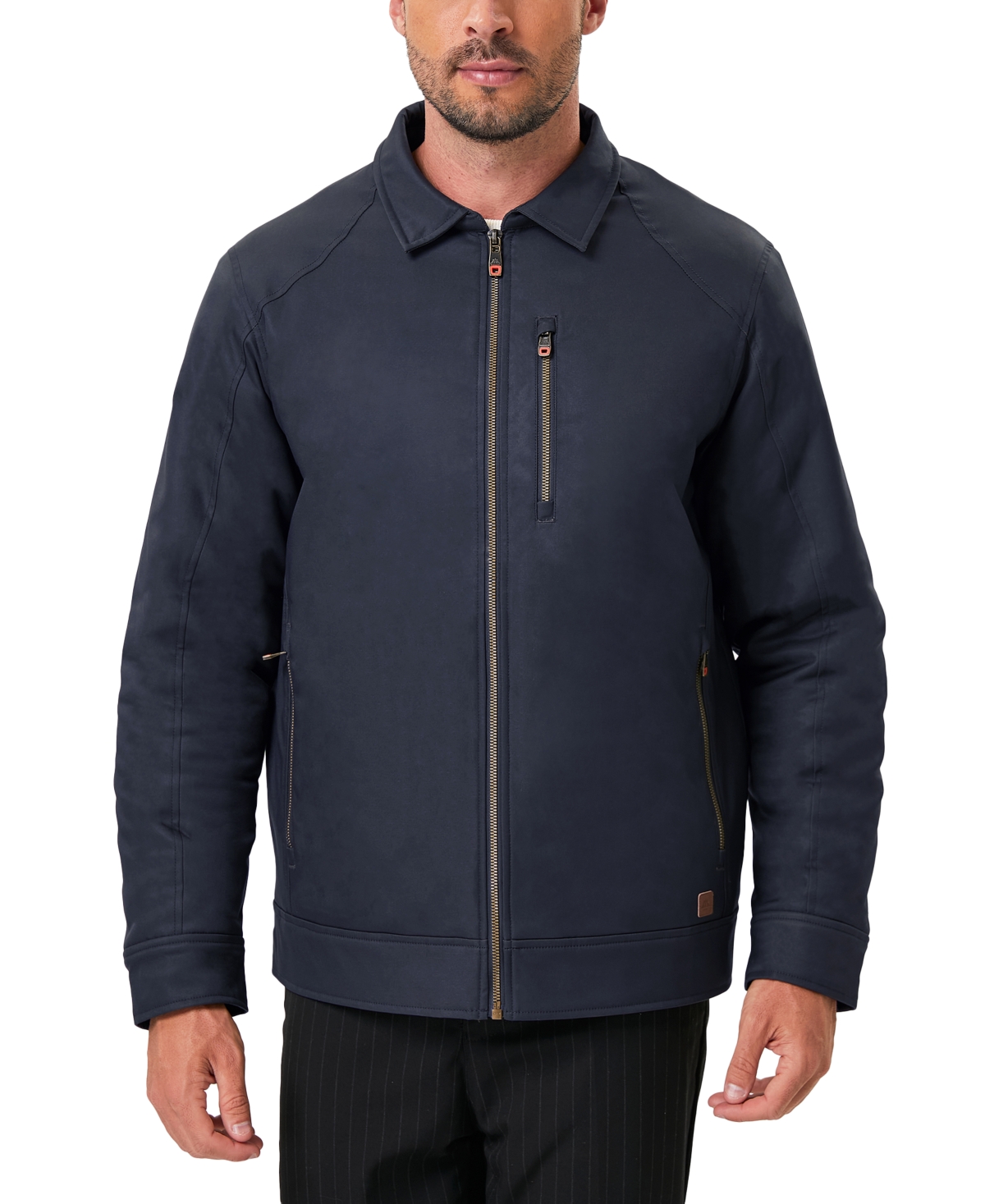 Men's Flannel Lined Chore Jacket - Loden