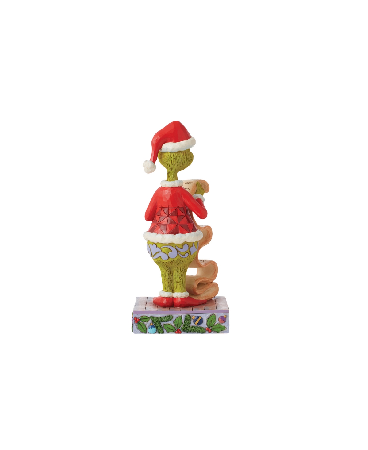 Jim Shore Grinch Holding Naughty/Nice List Figurine