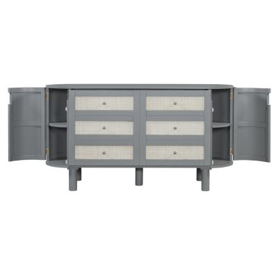 Full Murphy Bed with Hidden Storage & Modern Woven Design