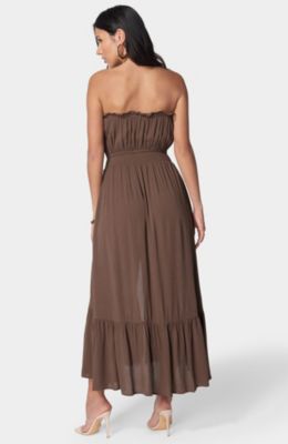 Women's Strapless Maxi Dress