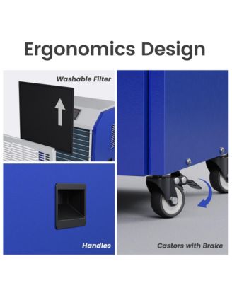 Yaufey Large Commercial Grade 216 Pint Dehumidifier for Space up to 8,500 Sq. Ft