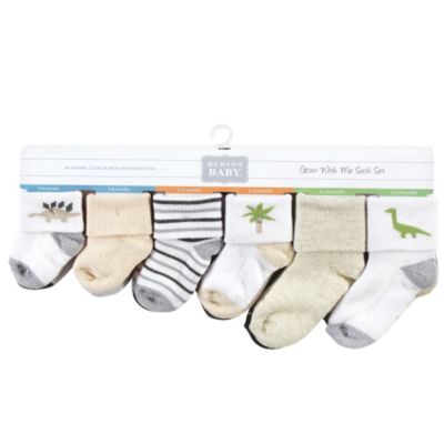 12-Pair Set of Grow with Me Baby Socks