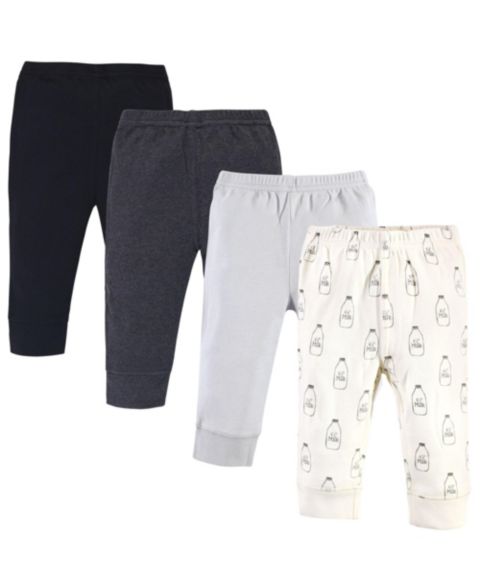 Брюки Touched by Nature Unisex Natural Cotton для мальчиков-малышей, цвет: Молочный