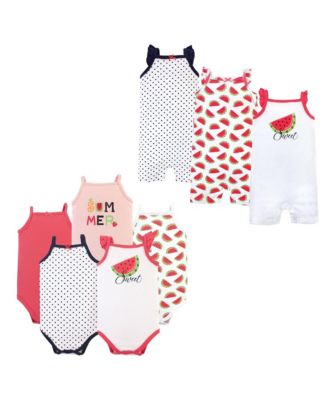 Cotton Bodysuits and Rompers, 8-Piece