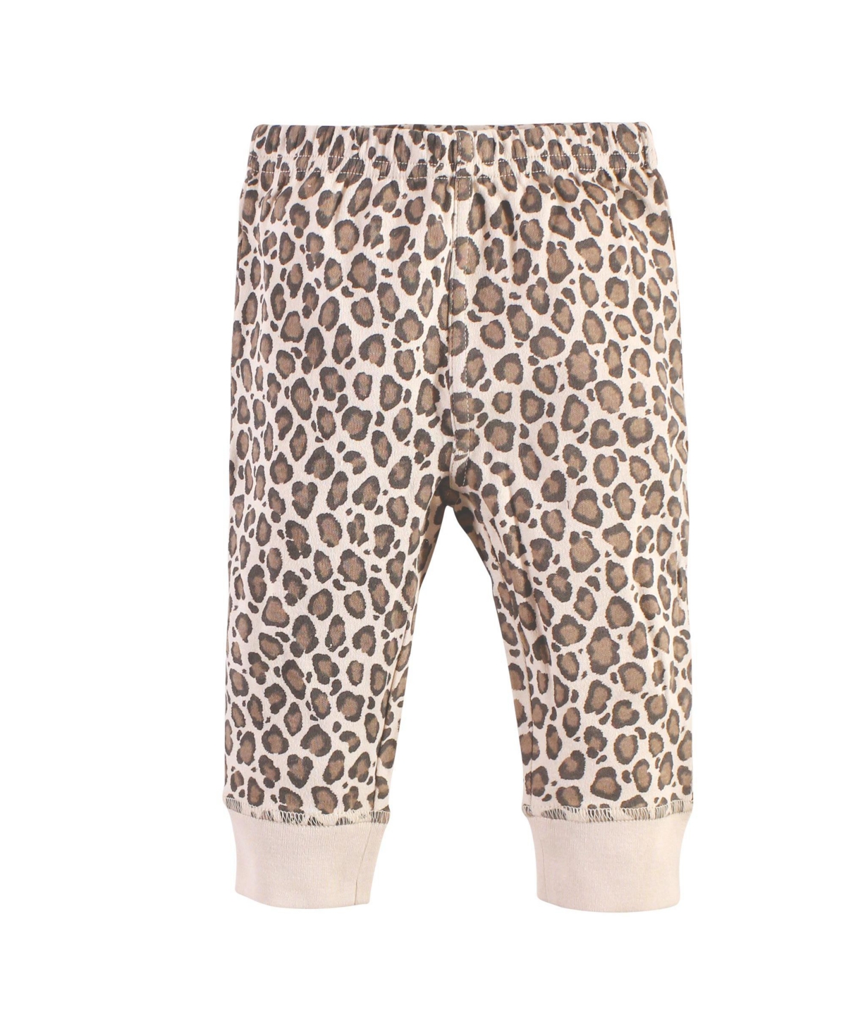 Touched by Nature Baby Girls Baby Organic Cotton Pants 4pk,- Leopard