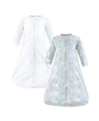 Baby Boys Hudson Unisex Cotton Full-Body Slumber Sack with Long Sleeves