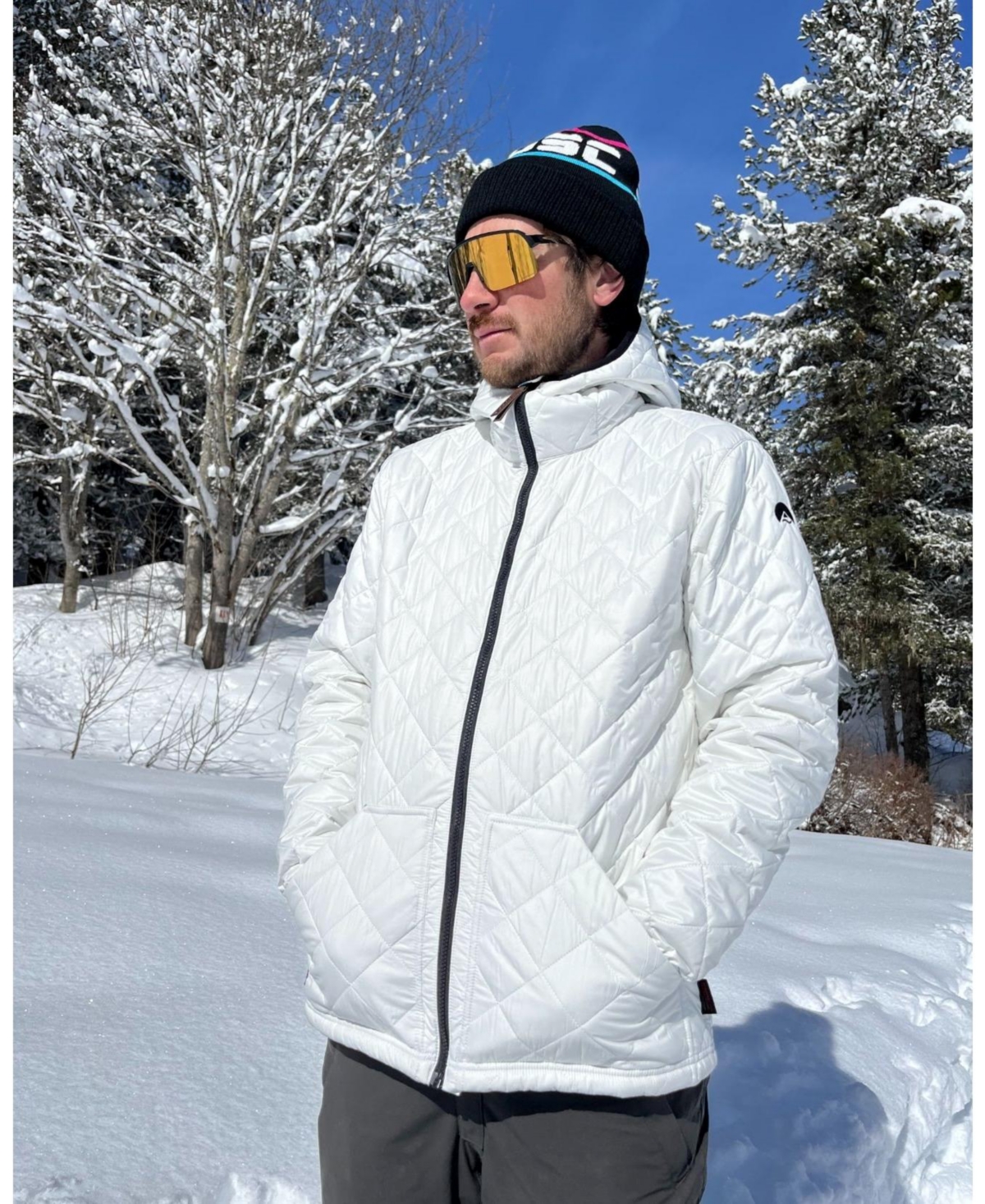 Oosc Men'sGlacier Thermolite Insulated Jacket - White