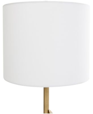 28" Metal Abstract Tiered Pillar Accent Lamp 