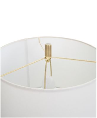 28" Metal Abstract Tiered Pillar Accent Lamp 