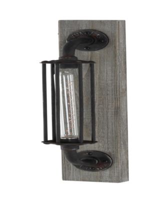 20" Metal Geometric Battery Operated Accent Lamp 